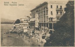 Jugoslávie Chorvatsko Sušak Pecine Hotel Jadran 1924