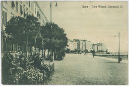 Jugoslávie Chorvatsko Zara Zadar Riva Vittorio Emanuele III 1928