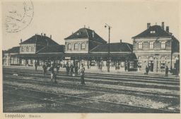 Železnice nádraží Leopoldov stanica 1921