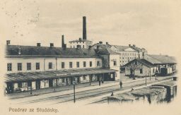 Železnice nádraží Studénka 1914