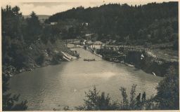 Koupaliště plovárna Luleč Fototypia 40. léta
