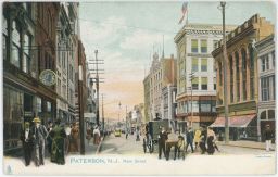 USA New York Paterson Main Street hodiny dostavník