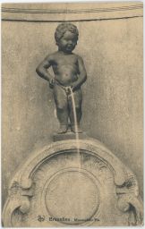 Čurající chlapeček Bruxel Brusel 1923
