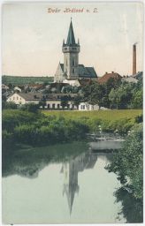 Dvůr Králové kostel nakl. Matěna ještě za císaře pána