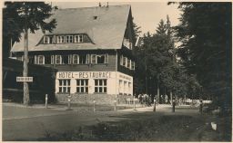 Macocha hotel restaurace chata KČST Grafo Čuda 40. léta