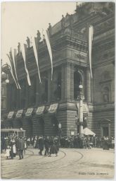 Národní divadlo slavnostní výzdoba Praha foto Toník Krumpera 1918