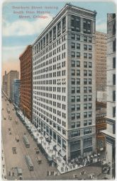 USA Chicago Dearborn Street Monroe Street