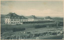 Železnice nádraží Horní Dvořiště 1927 ÚDKN 4348