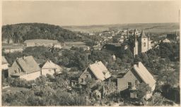 Slaný panorama 40. léta