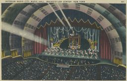 USA New York Interior Radio City Music Hall Rockefeller Center