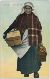 Etnikum etnografie žena Holandsko Nizozemí Brabant / Noord Brabant