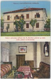 Šternberk K.Havlíček Borovský jeho pokoj vila nakl. Samuel