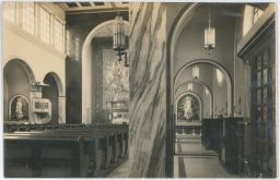 Olomouc kostel interiér Hejčín Fototypia