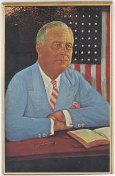 Prezident USA Fränklin Roosvelt Jacson Morris Katz 1967