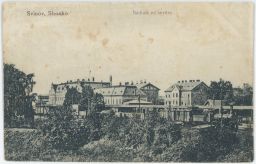 Železnice nádraží Ostrava Svinov od severu 1921