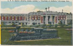 Železnice USA Winnipeg C.P.R. Station Countess of Dufferin