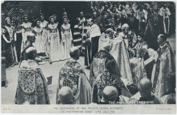 Korunovace Královny Alžběty 1953 Westmister Abbey London