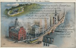 USA Boston koláž