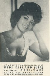 Americká herečka Mimi Dillard Šari Vari Praha 1964