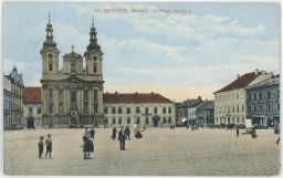 Uherské Hradiště náměstí císaře Františka Josefa 1916