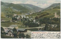 Železnice nádraží Dessendorf Desná Jablonec 1906