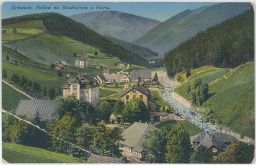 Krkonoše Studničná Pecr Petzer 1914 velký lom vlevo dole
