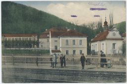 Železnice Praha Chuchle 1920
