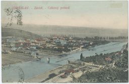 Praha Zbraslav Závisť celkový pohled nakl. Zuna 1907