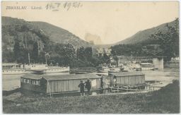 Plovárna koupaliště Praha Zbraslav nakl. Zuna 1921