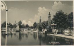 Plovárna koupaliště Praha Klánovice 30.léta FotoFon