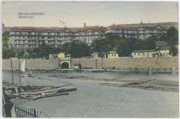 Praha Podolí sanatorium plavení dřeva vory lodě