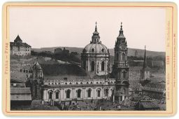 Kostel sv. Mikuláše, dat. 1891, kabinetka, světlotisk