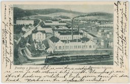 Železnice továrna Moravské Švýcarsko Blansko 1899