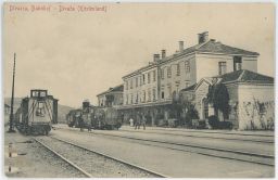 Železnice nádraží Slovinsko Divača Divacca Küstenland
