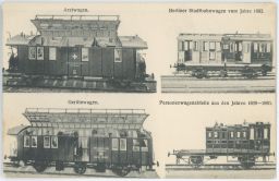 Železnice vagóny muzeum Berlin 1908