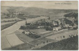 Železnice trať nádraží Sázava Benešov nakl. Kaška 1912