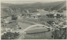 Štěchovice most celkový pohled Praha západ Rotografie