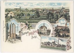 Pozdrav z Benešova litografie
