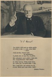 Masaryk TGM úmrtí báseň Otokar Fischer 1937