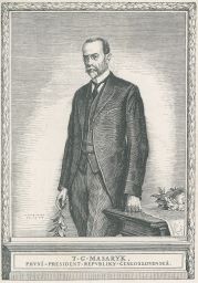 Masaryk TGM rytina Švabinský 1919