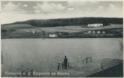 Koupaliště plovárna Kamenice nad Lipou Na Kalichu Pelhřimov 12.7.1937