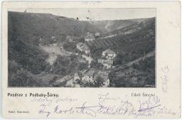 Praha Šárka Podbaba údolí Šárecké 1906