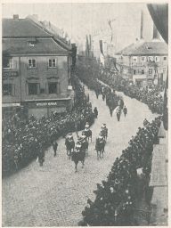 Praha záložna obchod Antonín Hlavsa pohřeb Dr. Riegra 1903
