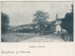 Praha Liboc Pozdrav z Liboce 1899