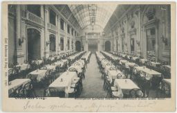 Praha Grand Hotel zimní zahrada svaz německých studentů 1907