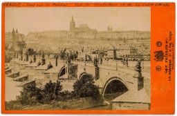 Karlův most, Malá Strana a Hradčany, kol 1878, kabinetka
