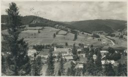 Nový Hrozenkov Vsetín pohled z Kyčerek 30.léta