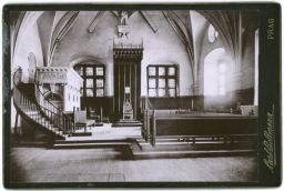 Stará sněmovna na Hradě v Praze, kolem 1892, kabinetka