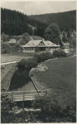 Koupaliště Velké Karlovice hotel Podťaté 30. léta