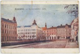 Kroměříž Komenského náměstí 1918